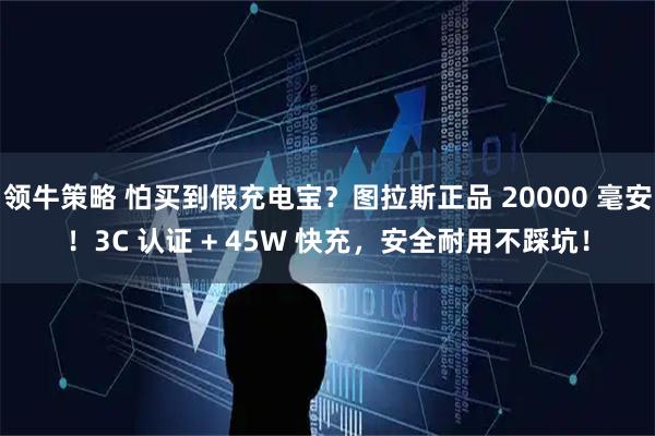 领牛策略 怕买到假充电宝？图拉斯正品 20000 毫安！3C 认证 + 45W 快充，安全耐用不踩坑！