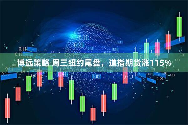 博远策略 周三纽约尾盘，道指期货涨115%