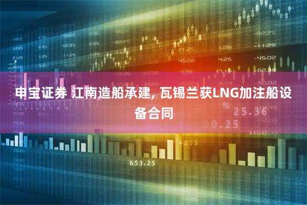 申宝证券 江南造船承建, 瓦锡兰获LNG加注船设备合同